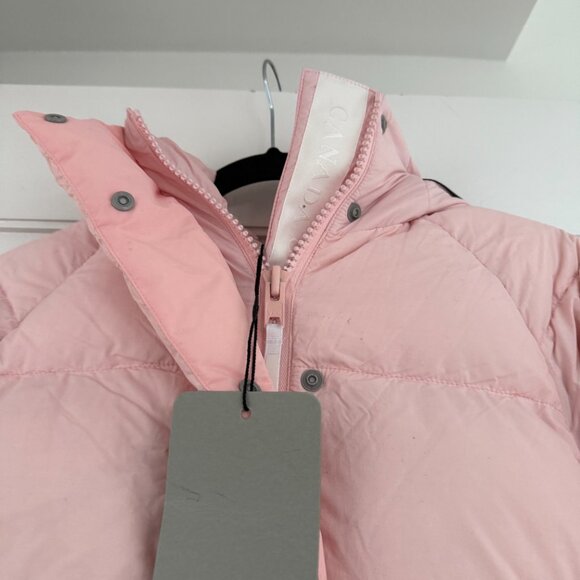 NWT Canada Goose Junction Parka Hooded Puffer Jacket Pink Lemonade Down Filled - Picture 9 of 12